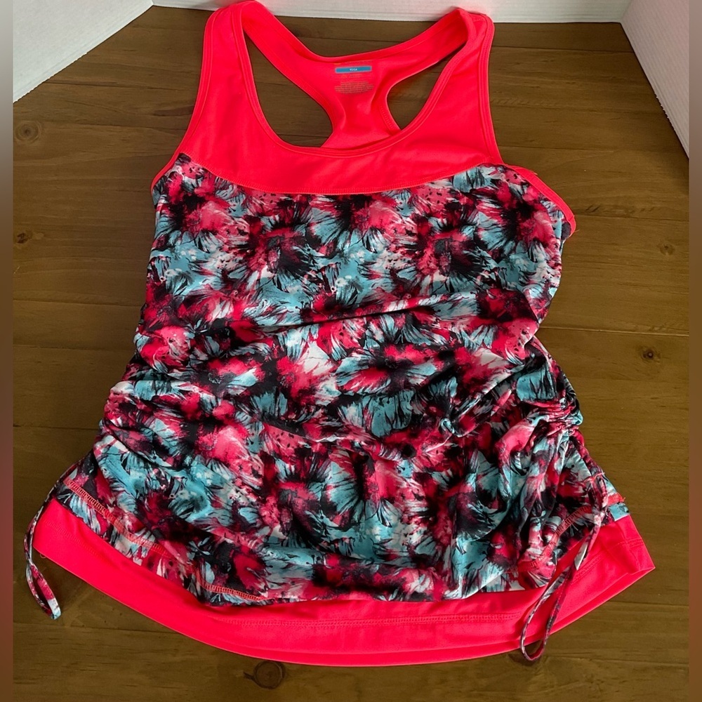Tek Gear Blue and Pink Tank Top for Active Comfort